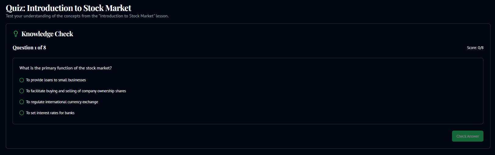 ReFinEd — Knowledge Check